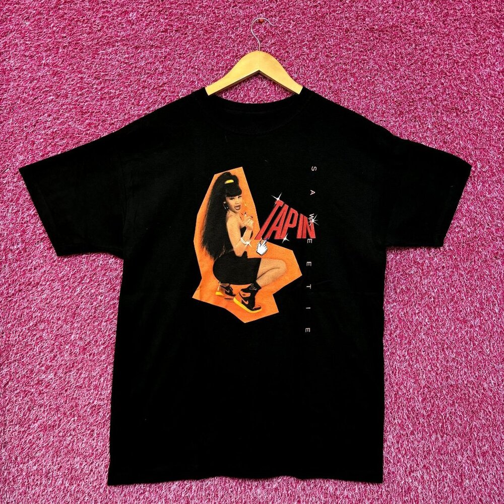 Saweetie Tap In Twerk Hot Girl Summer Hip Hop Tee L